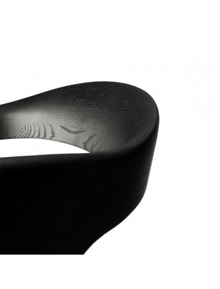 CHAISE BOK EN CHENE NOIR VERNIS 2