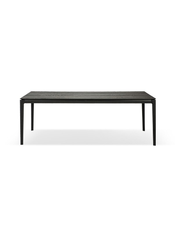 TABLE BOK EN CHENE NOIR VERNI