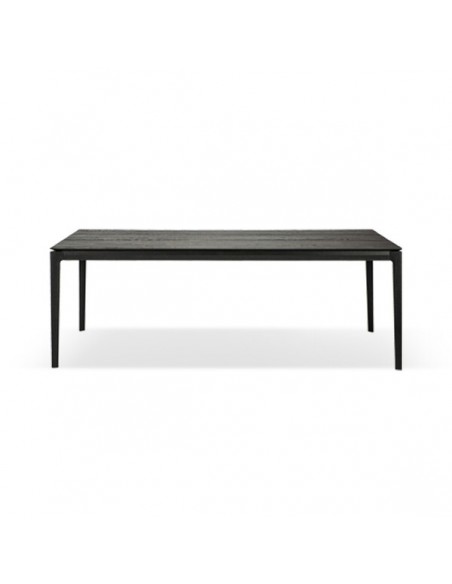 TABLE BOK EN CHENE NOIR VERNI