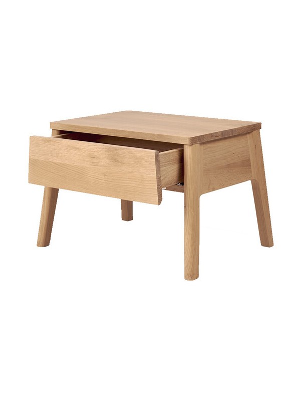 TABLE DE CHEVET AIR EN CHENE - 1 TIROIR