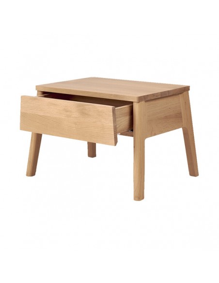 TABLE DE CHEVET AIR EN CHENE - 1 TIROIR