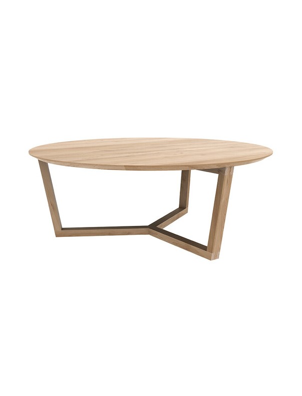 TABLE BASSE TRIPOD EN CHENE VERNI