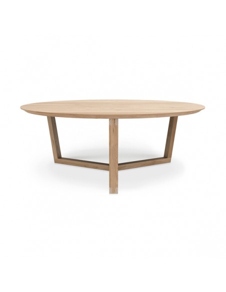 TABLE BASSE TRIPOD EN CHENE VERNI