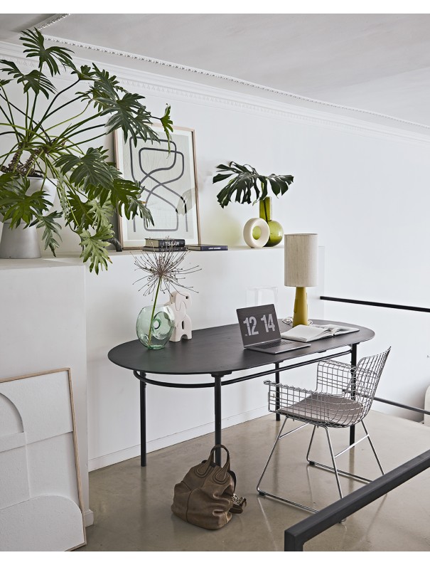 FAUTEUIL AVEC ACCOUDOIRS METAL CHROME