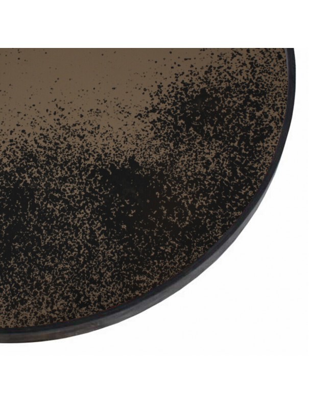 MIROIR MURAL ROND BRONZE L