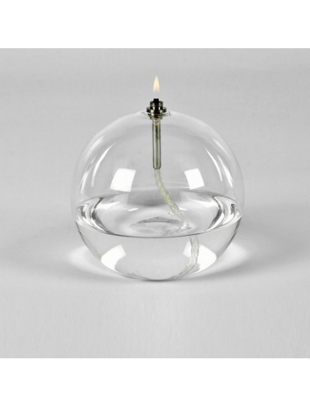Lampe à huile sphère - Hauteur 12 cm