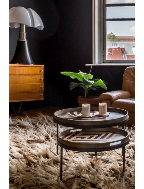 SET DE 2 TABLES BASSES RONDES S/L