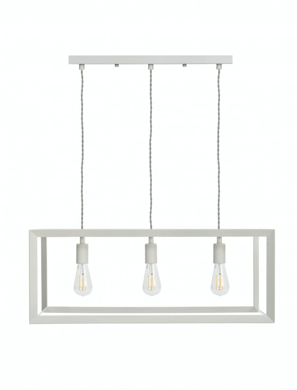 SUSPENSION TRIO BRUNSWICK BLANC-IVOIRE