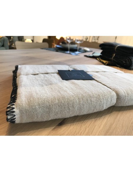 Nappe LURI en lin NATUREL 160x160