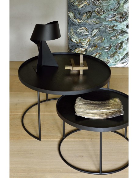 SET DE 2 TABLES BASSES RONDES L/XL