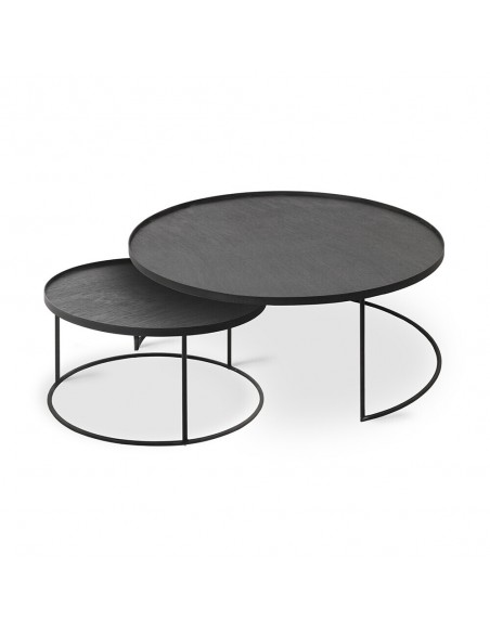 SET DE 2 TABLES BASSES RONDES L/XL