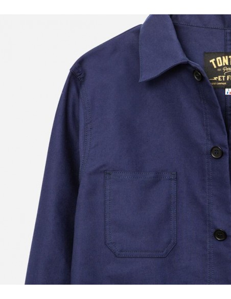 VESTE BESOGNE MOLESKINE MARINE XL