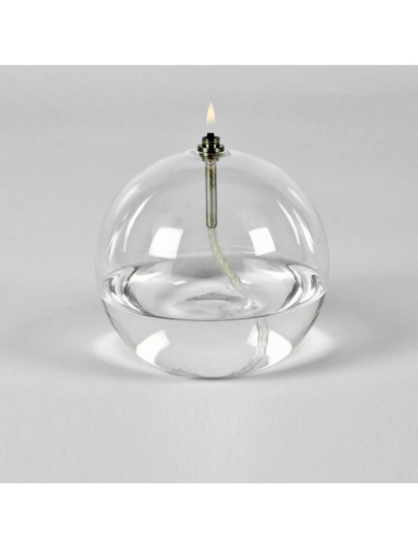 Lampe à huile sphère - Hauteur 11 cm