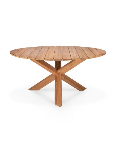 TABLE RONDE CIRCLE EN TECK 2