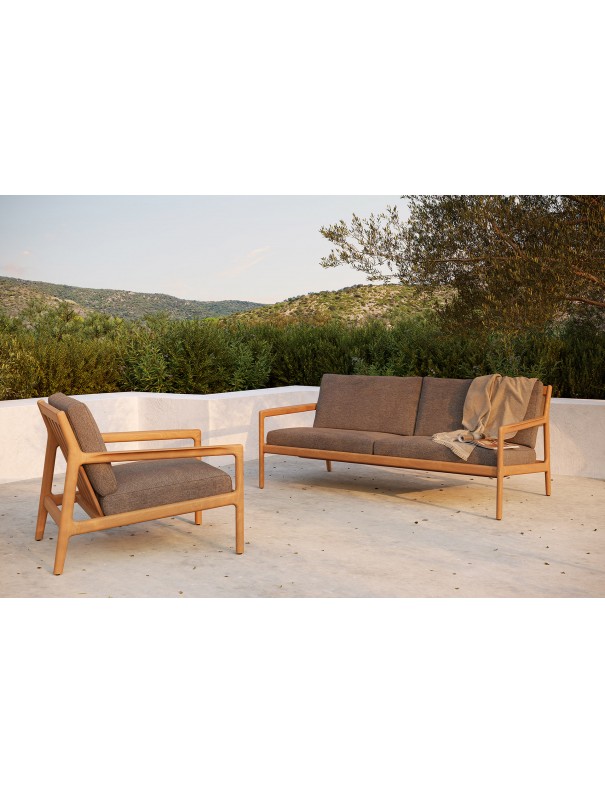 FAUTEUIL JACK OUTDOOR EN TECK MOCHA - 1 PLACE