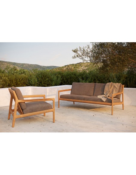 FAUTEUIL JACK OUTDOOR EN TECK MOCHA - 1 PLACE