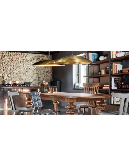 SUSPENSION EN LAITON BRASS 95 diam 80