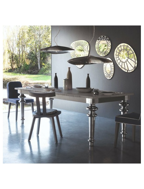 SUSPENSION EN LAITON SILVER 95 diam 80