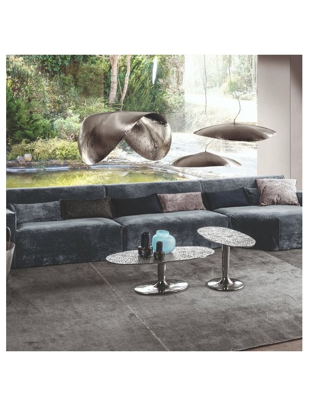 SUSPENSION EN LAITON SILVER 95 diam 80