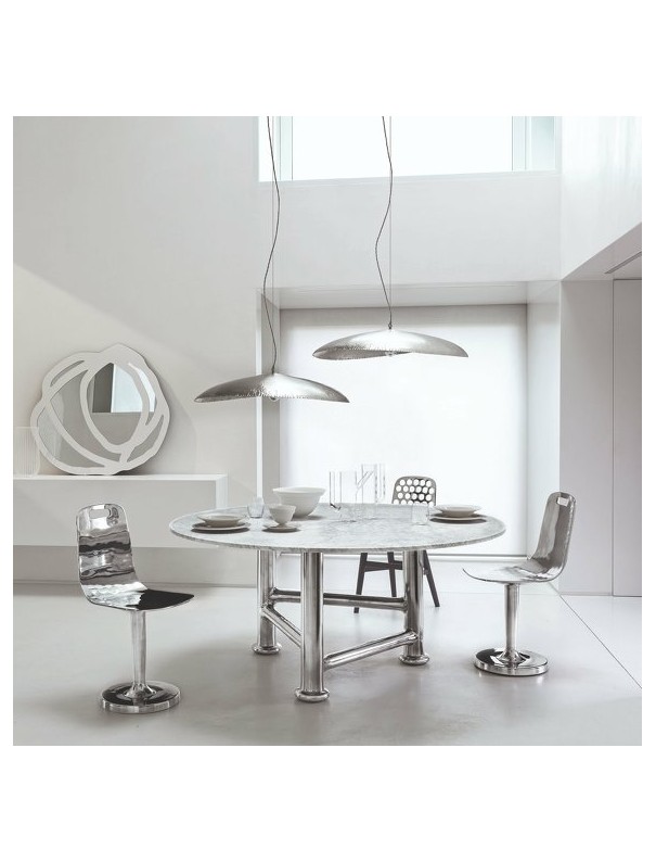 SUSPENSION EN LAITON SILVER 95 diam 80