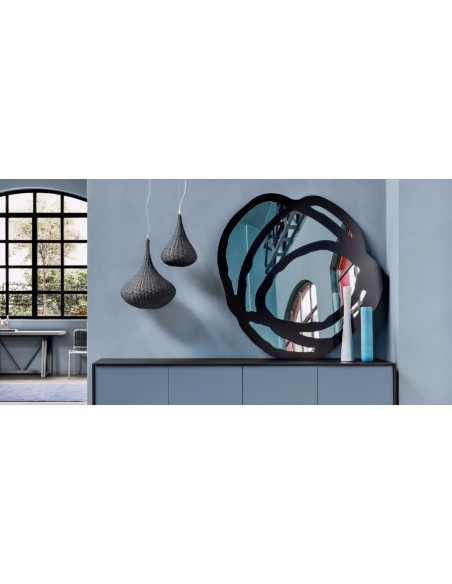 MIROIR SWEET 97 NOIR - DIAM 150 CM
