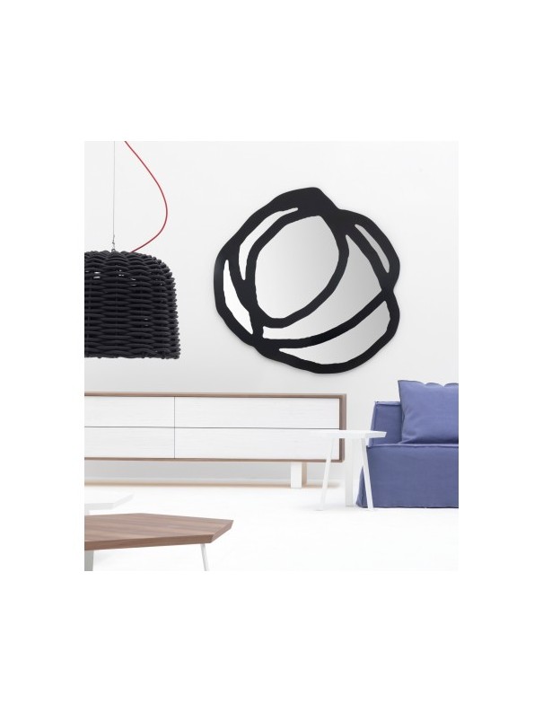 MIROIR SWEET 97 NOIR - DIAM 150 CM