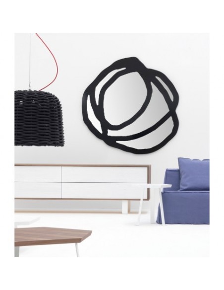 MIROIR SWEET 97 NOIR - DIAM 150 CM