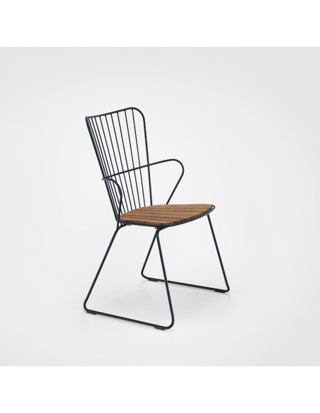 Fauteuil Paon noir