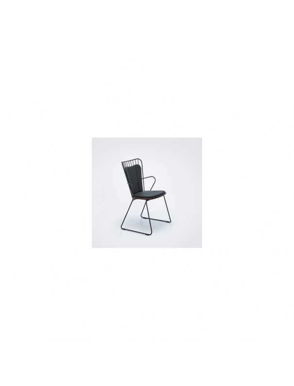 Fauteuil Paon noir