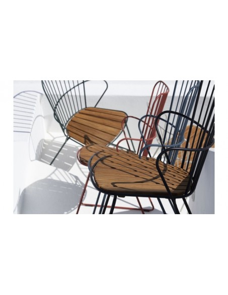 Fauteuil Paon noir