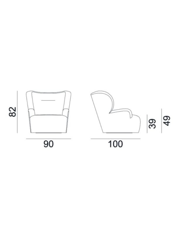 FAUTEUIL PIVOTANT LOLL 09