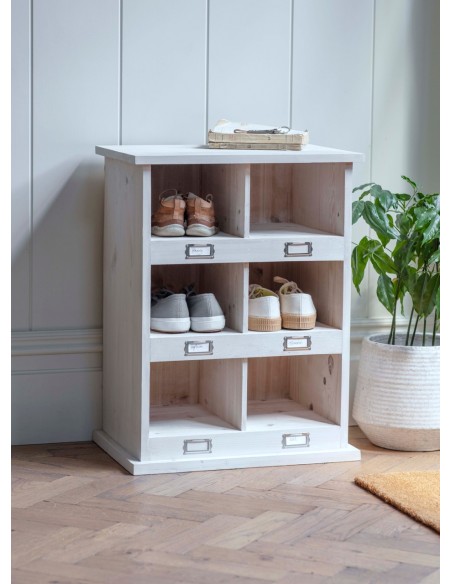 MEUBLE RANGEMENT CHEDWORTH 6 COMPARTIMENTS