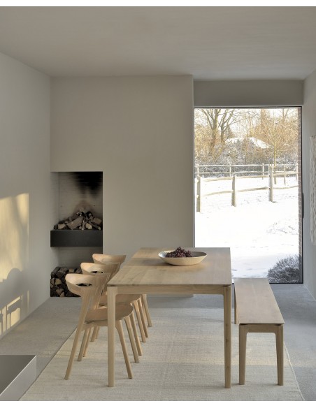 BANC BOK chêne massif