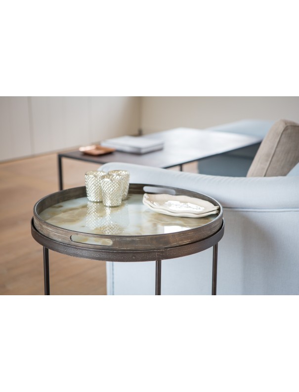 TABLE D'APPOINT A PLATEAU - Rond