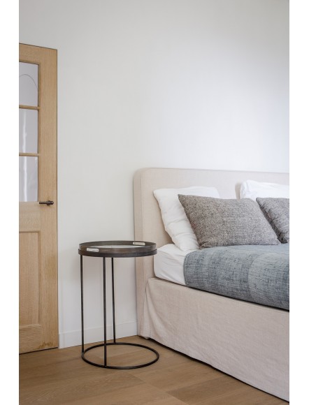 TABLE D'APPOINT A PLATEAU - Rond 2