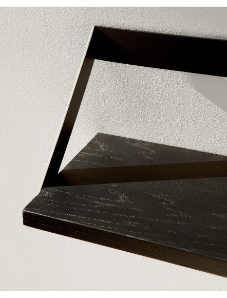 ETAGERE MURALE RIBBON CHENE NOIR 2