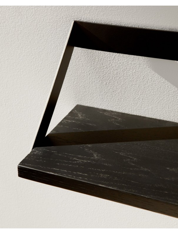 ETAGERE MURALE RIBBON CHENE NOIR