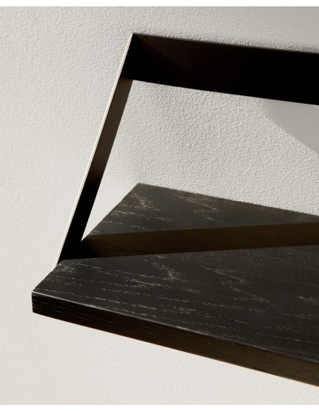 ETAGERE MURALE RIBBON CHENE NOIR