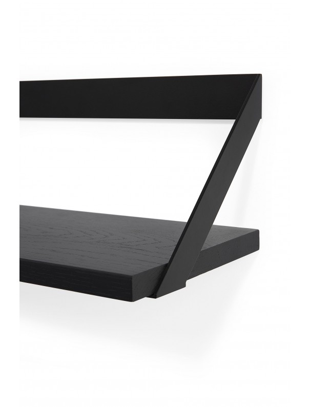 ETAGERE MURALE RIBBON CHENE NOIR