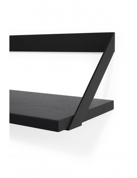 ETAGERE MURALE RIBBON CHENE NOIR