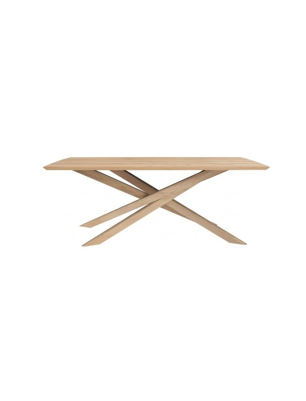 TABLE MIKADO RECTANGULAIRE EN CHENE