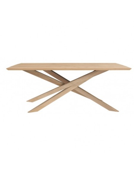 TABLE MIKADO RECTANGULAIRE EN CHENE