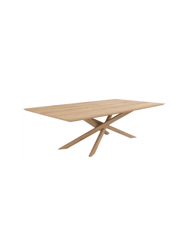 TABLE MIKADO RECTANGULAIRE EN CHENE