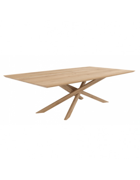 TABLE MIKADO RECTANGULAIRE EN CHENE