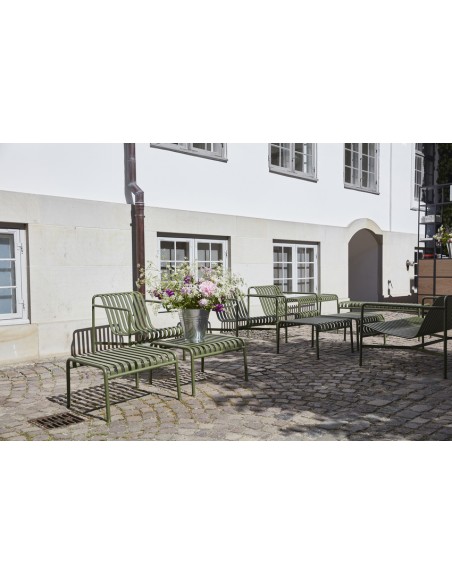 Fauteuil Lounge bas Palissade olive