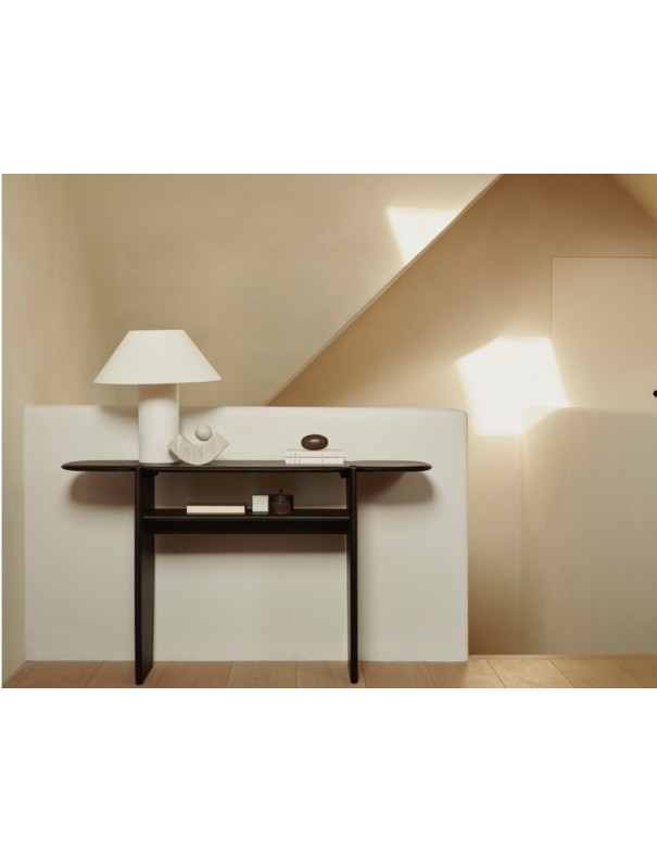 CONSOLE PI ACAJOU BRUN FONCE