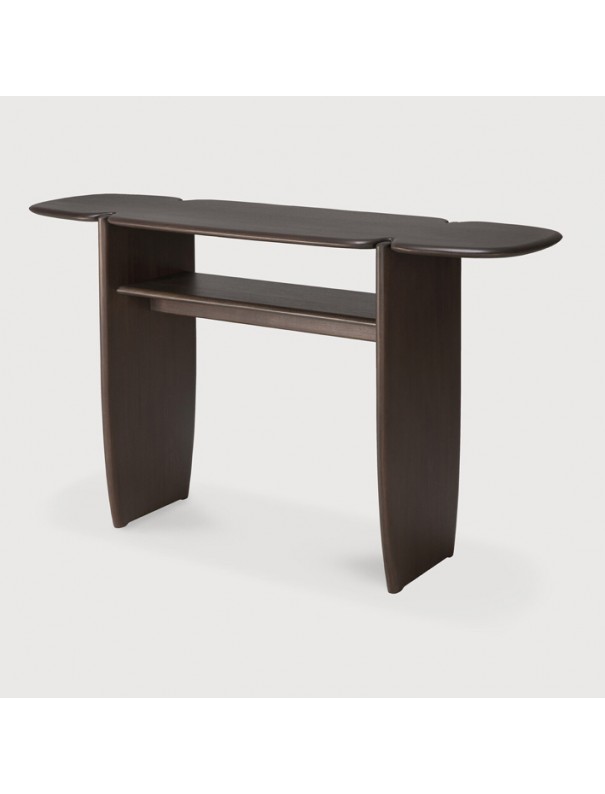 CONSOLE PI ACAJOU BRUN FONCE