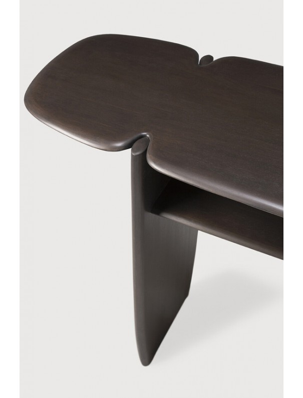 CONSOLE PI ACAJOU BRUN FONCE