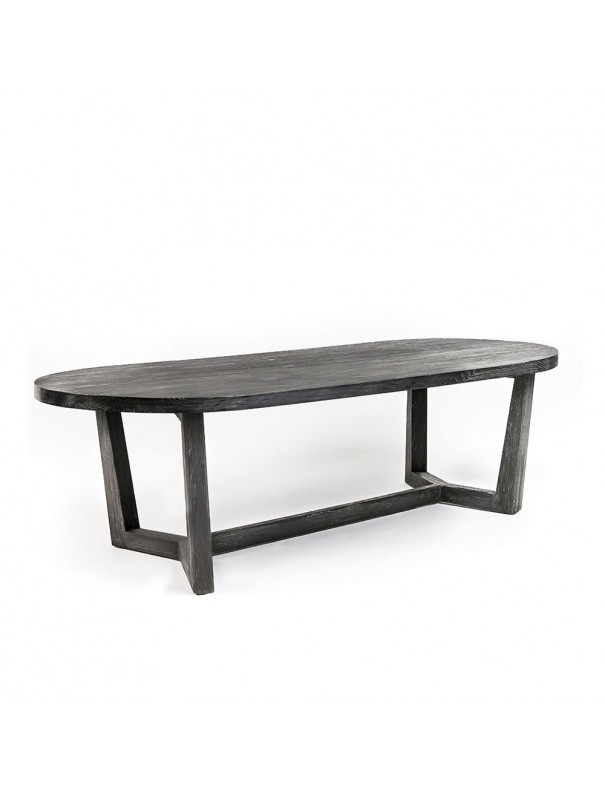 TABLE OVALE DAN TECK RECYCLE