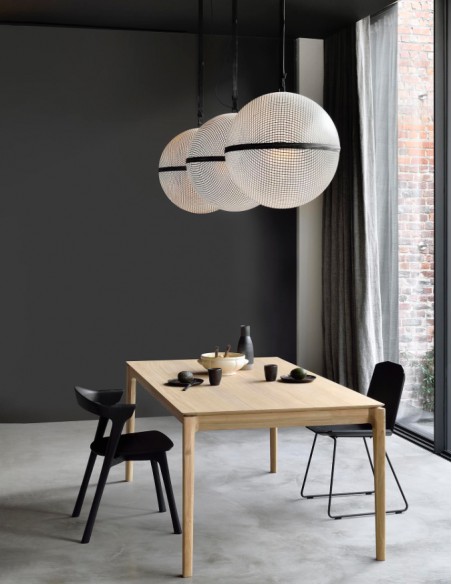 TABLE A RALLONGE BOK EN CHENE 160/240